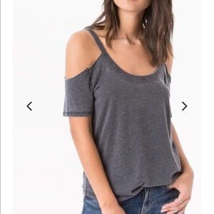 Z Supply cold shoulder tee